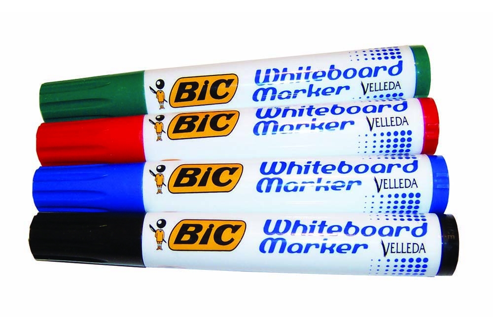 Bic Velleda Drywipe Markers Bullet Green