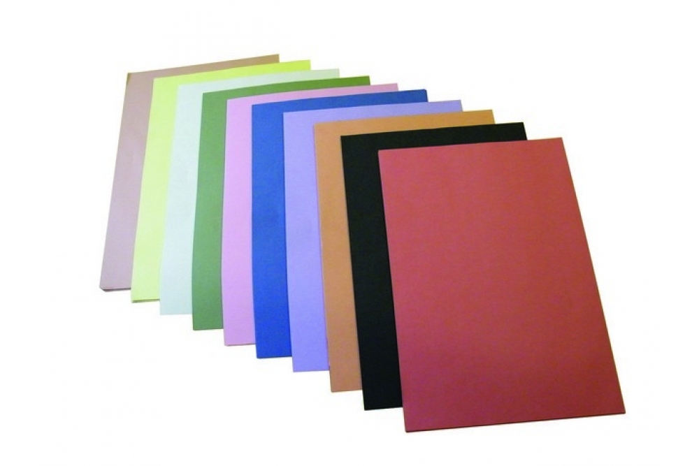 Popular Sugar Paper A4 100gsm Assorted Pk250