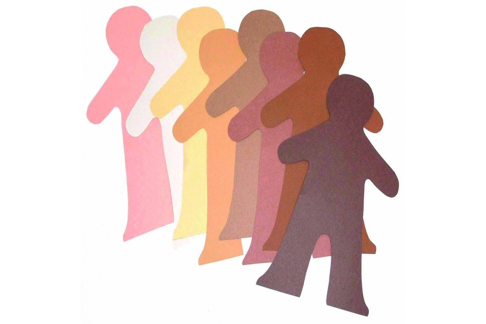 Multicultural Die Cuts - Bodies Shapes pk 50