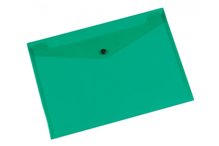 A4 Polypropylene Document Wallets Green