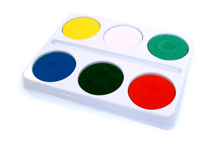 6-well Large Block Palette with paint pk1