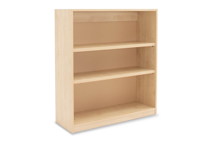 Open Bookcase Maple with 2 Adjustable Shelves W900 x D320 x H1000mm