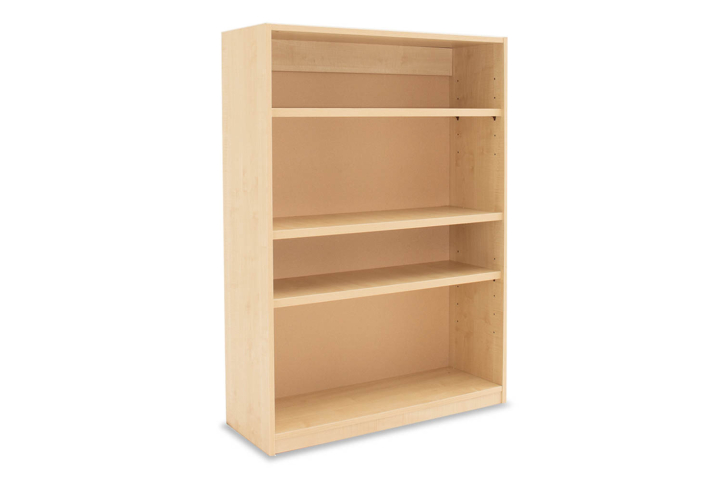 Open Bookcase Maple with 2 Adjustable Shelves/1 Fixed Shelf W900 x D320 x H1250m