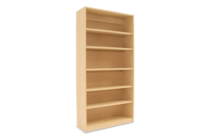 Open Bookcase Maple with 4 Adjustable Shelves/1 Fixed Shelf W900 x D320 x H1800m