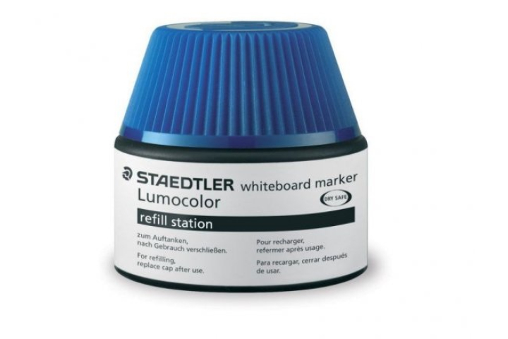 Staedtler Drywipe Marker Ink Refill Station Blue Pk1 WSL