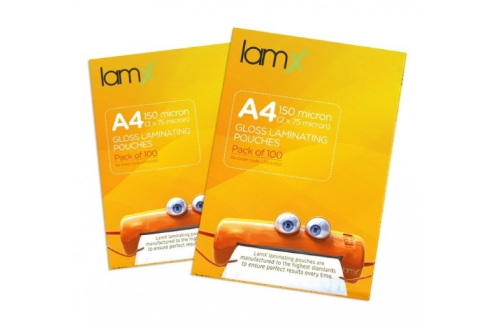 Laminating Pouches A5 250 Micron Gloss pk 100