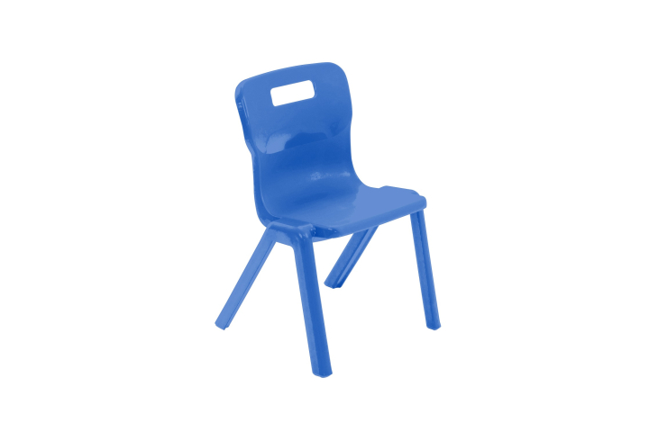 Titan One Piece Chair Blue Size 2 - 310mm High Age 4-5 years