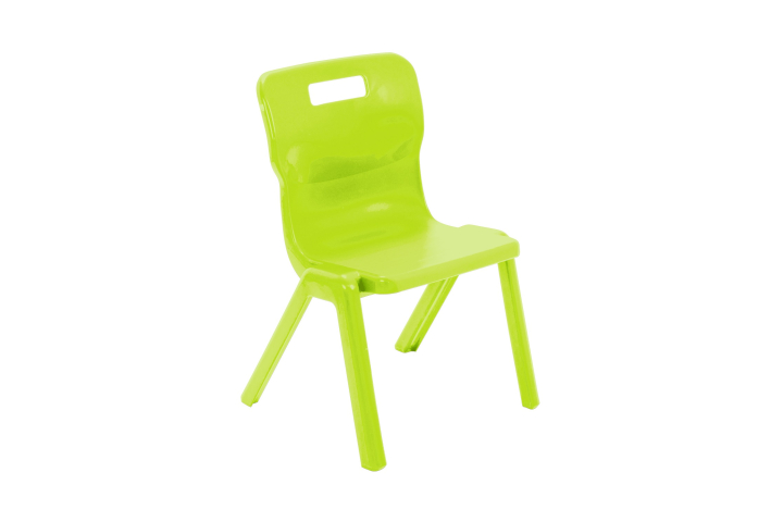 Titan One Piece Chair Lime Size 3 - 350mm High 6-7 years