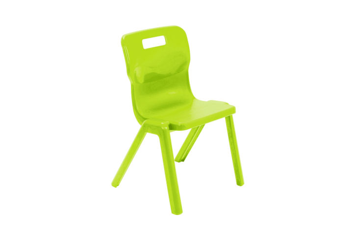 Titan One Piece Chair Lime Size 4 - 380mm High 8-10 years