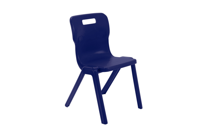 Titan One Piece Chair Midnight Blue Size 6 - 460mm High 14-18 years