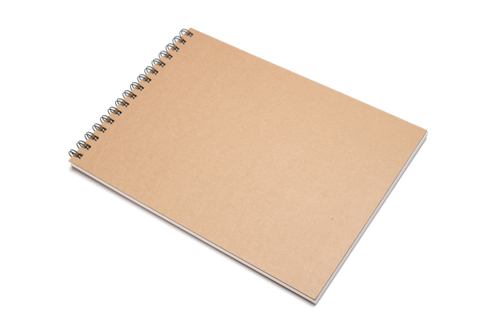 Performance Kraft Sketch Book A4 Wire Bound Landscape 140gsm paper 80 pages Pack