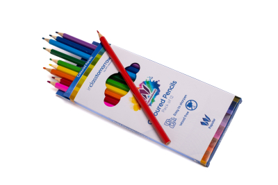 Popular Wood Free Colouring Pencil Pk12 1