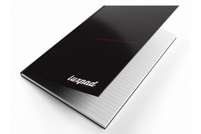 Premium A4 Hardbacked Gloss Laminate 192 pages, 90gsm 8mm Ruled