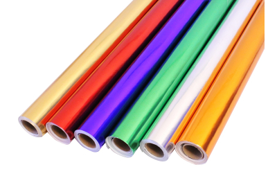 Metallic Paper Rolls Assorted Colours 500mm x 4.5m Pk6