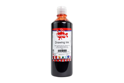 Drawing Ink Bright Red 500ml Pk1