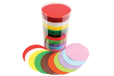 Tissue Paper 10cm Circles Assorted Colours Pk4600