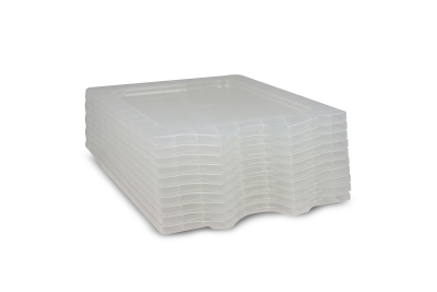 Clear Plastic Lid for Trays Pk10 1