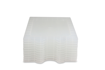 Clear Plastic Lid for Trays Pk10 2