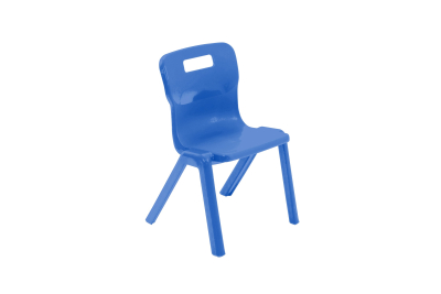 Titan One Piece Chair Blue Size 2 - 310mm High Age 4-5 years