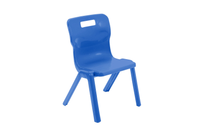 Titan One Piece Chair Blue Size 3 - 350mm High 6-7 years