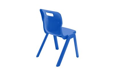 Titan One Piece Chair Blue Size 4 - 380mm High 8-10 years 2