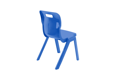 Titan One Piece Chair Blue Size 5 - 430mm High 11-13 years 2