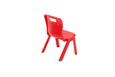 Titan One Piece Chair Red Size 1 - 260mm High Age 3-4 years 2