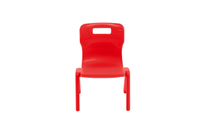 Titan One Piece Chair Red Size 1 - 260mm High Age 3-4 years 3