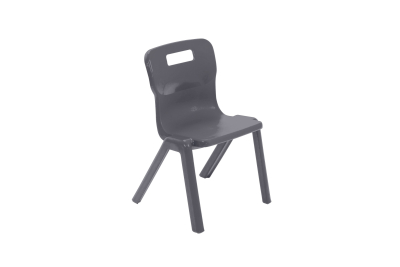 Titan One Piece Chair Charcoal Size 2 - 310mm High Age 4-5 years