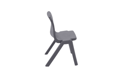 Titan One Piece Chair Charcoal Size 2 - 310mm High Age 4-5 years 4