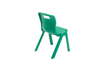 Titan One Piece Chair Green Size 2 - 310mm High Age 4-5 years 2