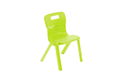 Titan One Piece Chair Lime Size 2 - 310mm High Age 4-5 years