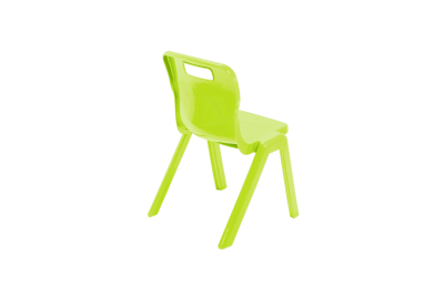 Titan One Piece Chair Lime Size 2 - 310mm High Age 4-5 years 2