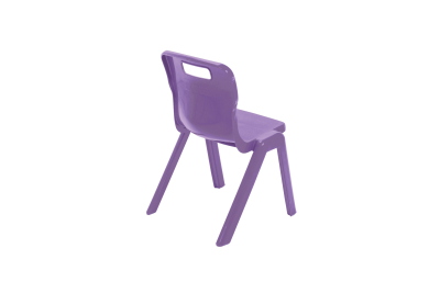 Titan One Piece Chair Purple Size 2 - 310mm High Age 4-5 years 2