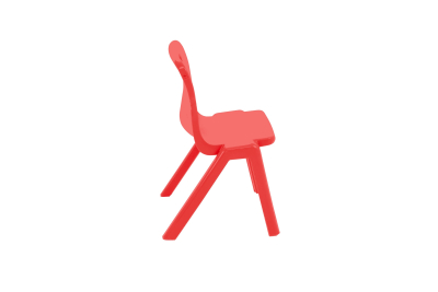 Titan One Piece Chair Red Size 2 - 310mm High Age 4-5 years 4