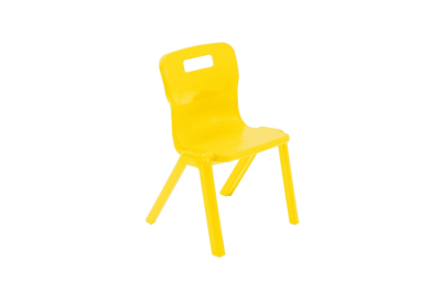 Titan One Piece Chair Yellow Size 2 - 310mm High Age 4-5 years