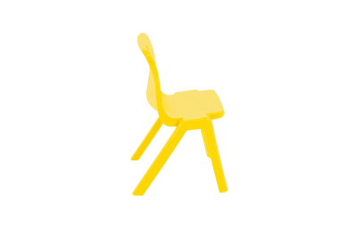 Titan One Piece Chair Yellow Size 2 - 310mm High Age 4-5 years 4