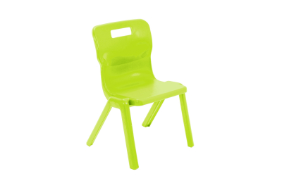 Titan One Piece Chair Lime Size 3 - 350mm High 6-7 years