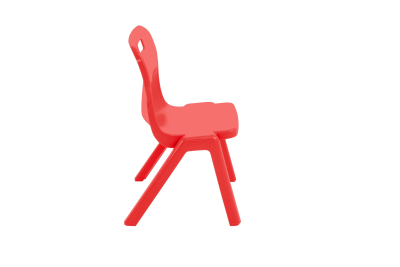 Titan One Piece Chair Red Size 3 - 350mm High 6-7 years 4