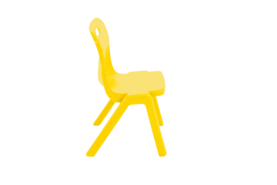 Titan One Piece Chair Yellow Size 3 - 350mm High 6-7 years 4