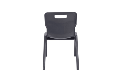 Titan One Piece Chair Charcoal Size 4 - 380mm High 8-10 years 1