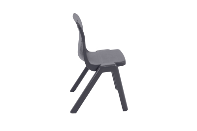 Titan One Piece Chair Charcoal Size 4 - 380mm High 8-10 years 4