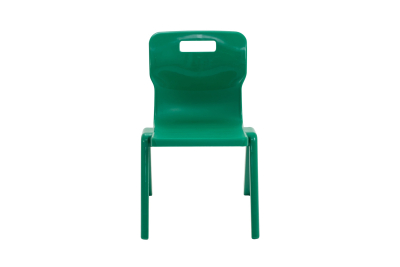 Titan One Piece Chair Green Size 4 - 380mm High 8-10 years 3