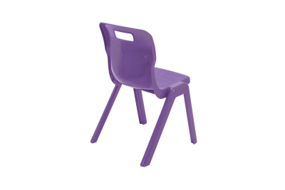 Titan One Piece Chair Purple Size 4 - 380mm High 8-10 years 2