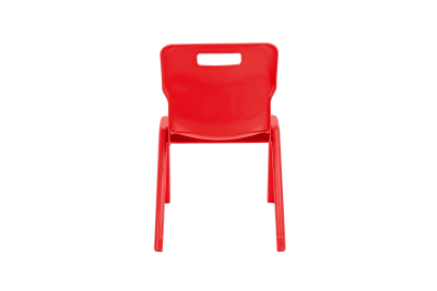 Titan One Piece Chair Red Size 4 - 380mm High 8-10 years 1