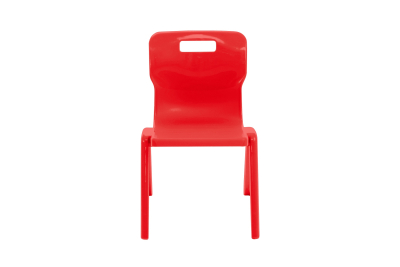 Titan One Piece Chair Red Size 4 - 380mm High 8-10 years 3