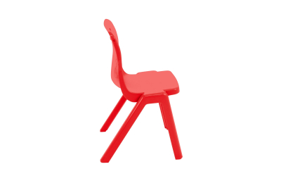 Titan One Piece Chair Red Size 4 - 380mm High 8-10 years 4