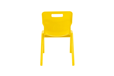 Titan One Piece Chair Yellow Size 4 - 380mm High 8-10 years 1