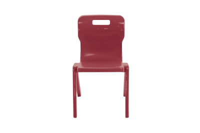 Titan One Piece Chair Burgandy Size 5 - 430mm High 11-13 years 3