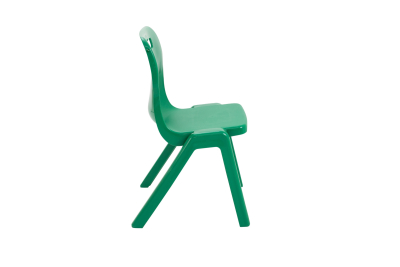 Titan One Piece Chair Green Size 5 - 430mm High 11-13 years 4